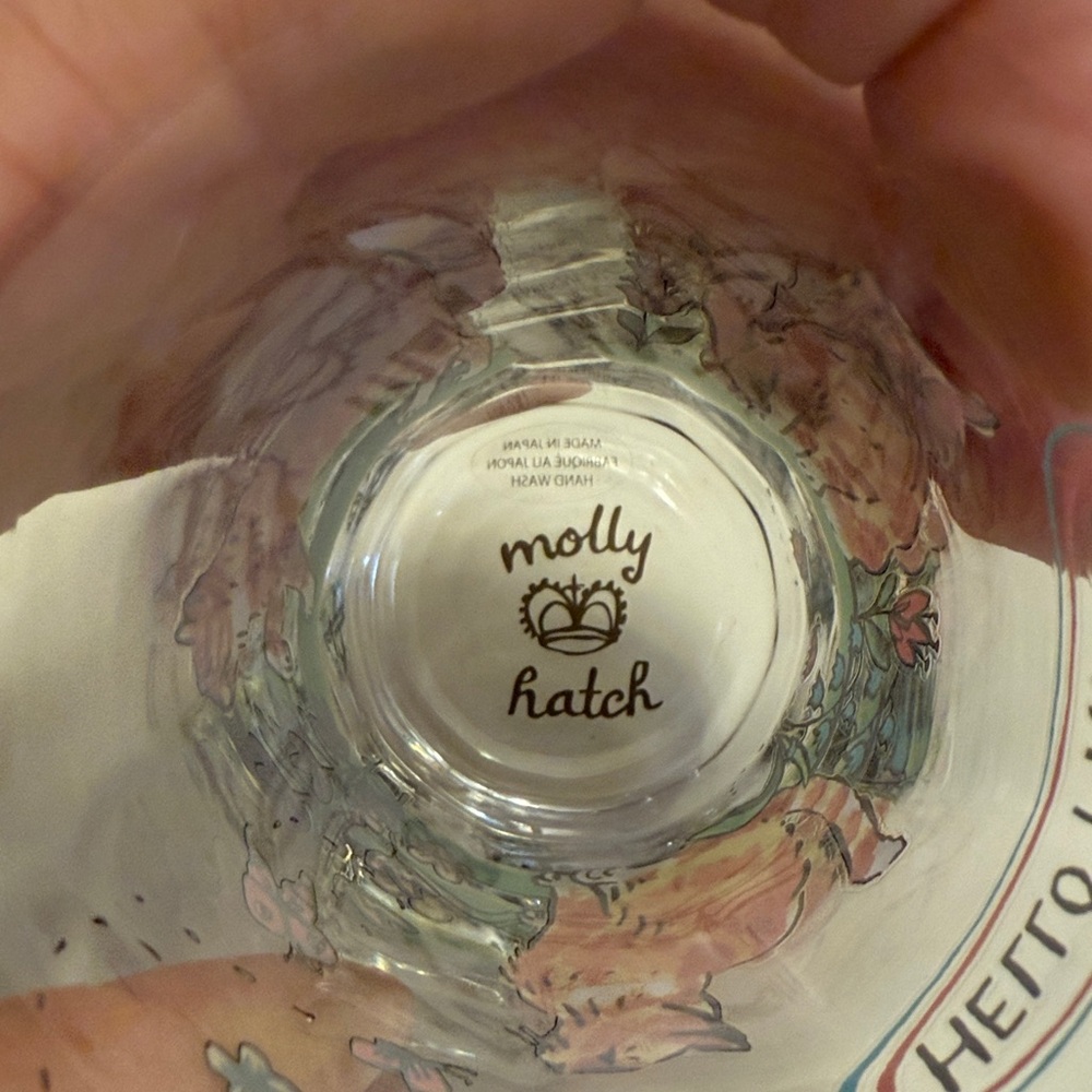 Hello Friend Cat Design Glass Tumblers - Picture 6 of 6